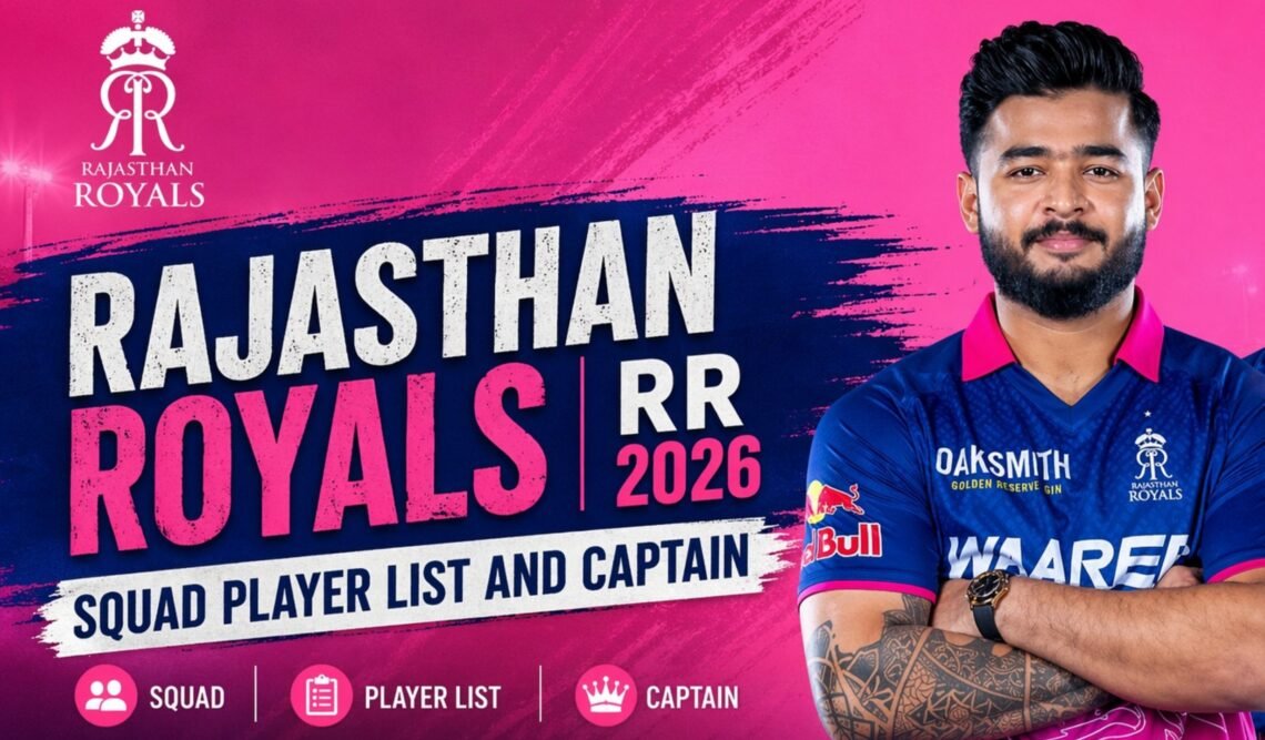 Rajasthan Royals | RR 2026 Squad Player List and Captain