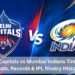 Delhi Capitals vs Mumbai Indians Timelines, Stats, Records & IPL Rivalry History