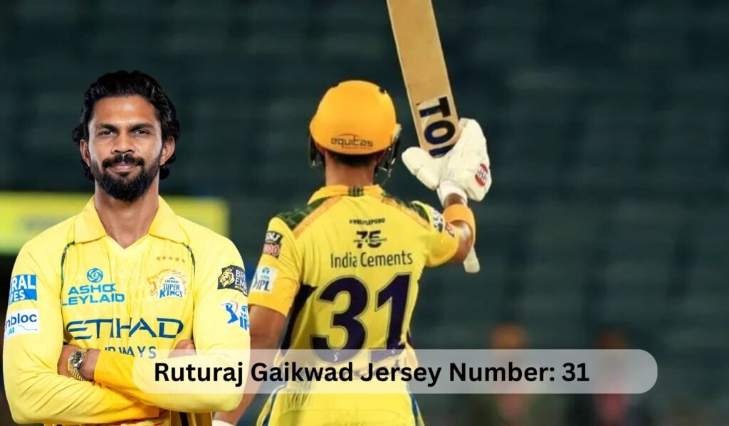 Ruturaj Gaikwad Jersey Number