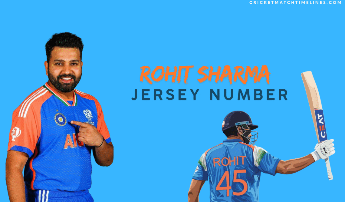 rohit sharma jersey number