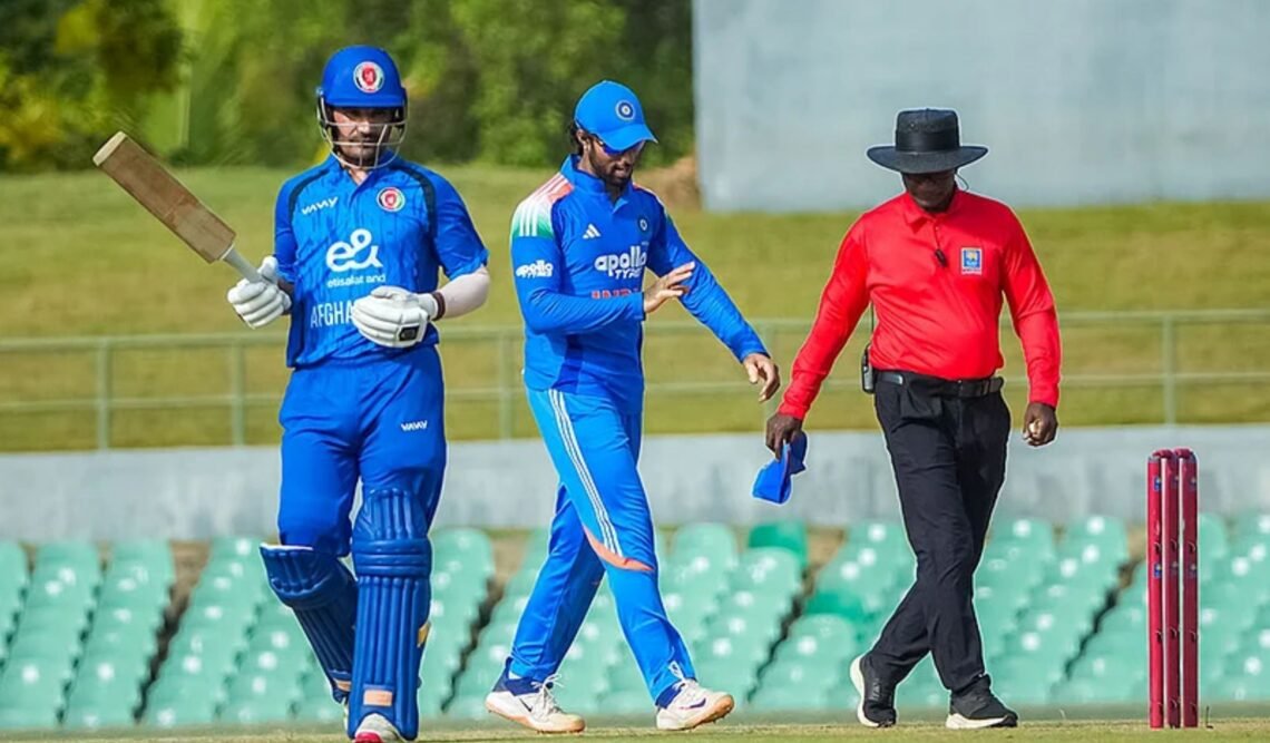 Afghanistan A Stun India A Despite 349-Run Total in DLS-Affected Tri-Series Match