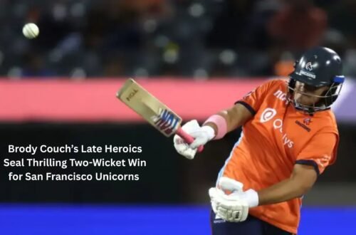 Brody Couch’s Late Heroics Seal Thrilling Two-Wicket Win for San Francisco Unicorns