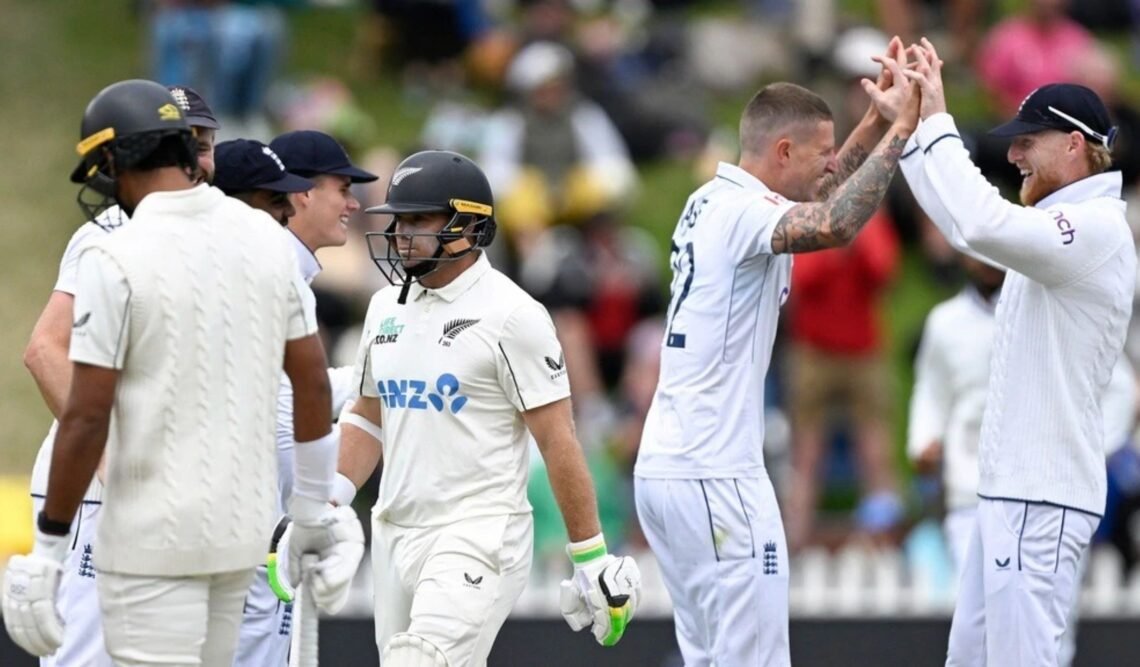 England Take Firm Control of Second Test Against New Zealand