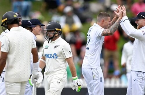 England Take Firm Control of Second Test Against New Zealand