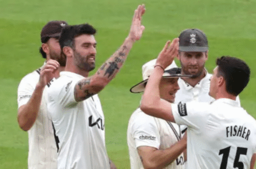 Fisher's Double Strike Keeps Surrey on Top as Rain Disrupts Day 2 Against Hampshire