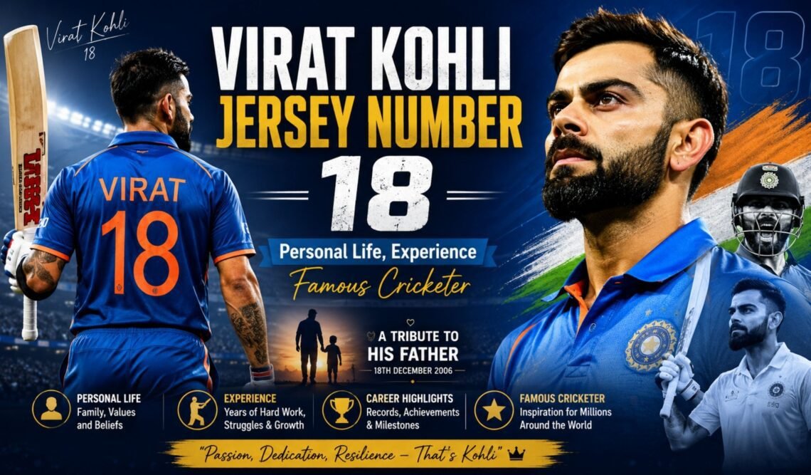 Virat Kohli Jersey Number