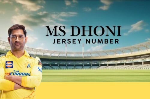 MS Dhoni Jersey Number