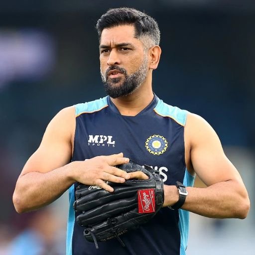 MS Dhoni Jersey Number